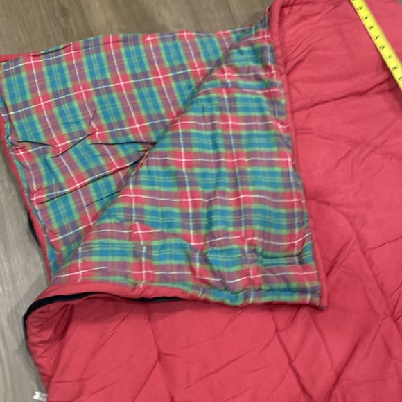 LL Bean Flannel Lined Youth Sleeping Bag 40 degrees EUC - Picture 13 of 14